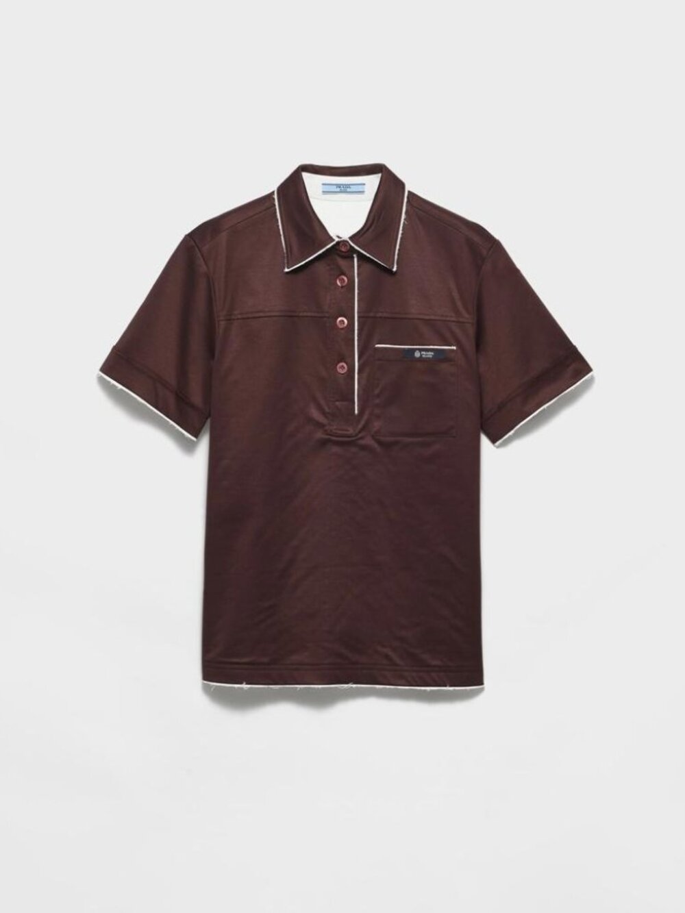 Prada Cotton Polo Shirt Tag Size 38 Women